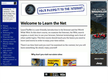 Tablet Screenshot of learnthenet.co.za